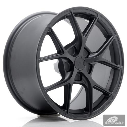 JR Wheels SL01 17x9 ET20-50 5H BLANK Matt Gun Metal