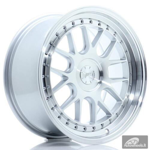 JR Wheels JR40 18x8,5 ET15-35 5H BLANK Silver Machined Face