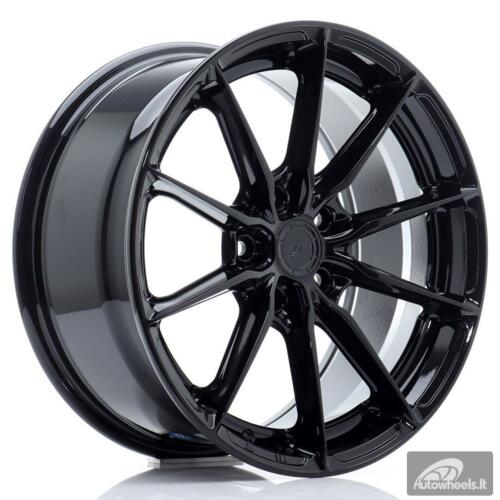 JR Wheels JR37 17x8 ET40 5x112 Glossy Black