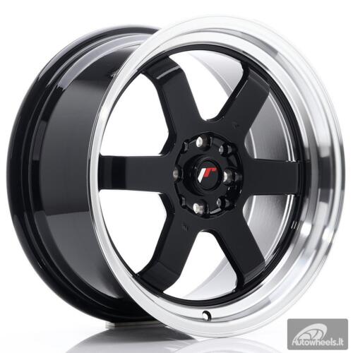 JR Wheels JR12 17x8 ET33 4x100/114 Gloss Black