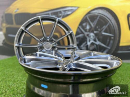 JR Wheels JR37 17x8 ET20-40 5H BLANK Hyper Black