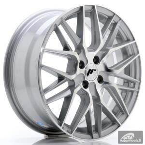 JR Wheels JR28 17x7 ET35 4x108 Silver Machined Face