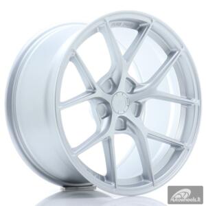 JR Wheels SL01 18x9,5 ET25-38 5H BLANK Matt Silver