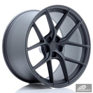 JR Wheels SL01 20x11 ET0-30 5H BLANK Matt Gun Metal