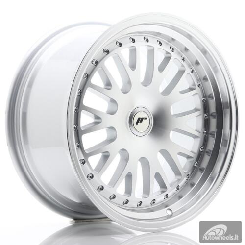 JR Wheels JR10 17x9 ET25-30 Blank Silver Machined Face