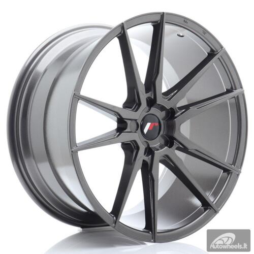 JR Wheels JR21 21x11 ET15-55 5H Blank Hyper Gray