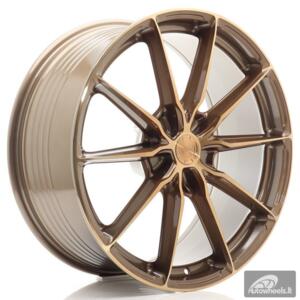 JR Wheels JR37 21x9 ET10-52 5H BLANK Platinum Bronze