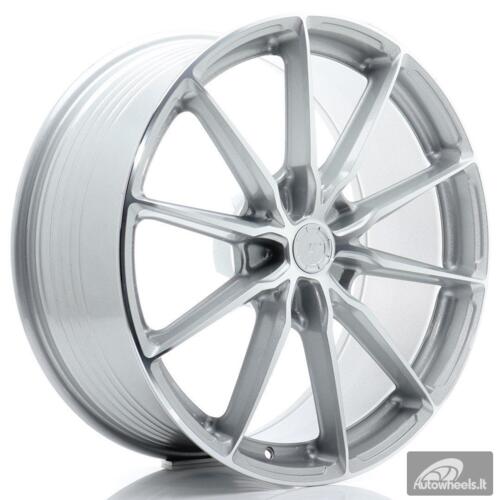 JR Wheels JR37 21x9,5 ET10-58 5H BLANK Silver Machined