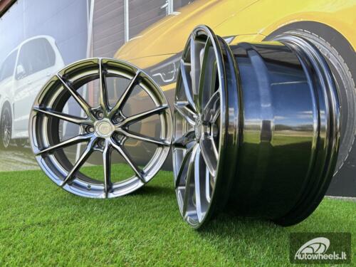 JR Wheels JR37 21x10 ET10-64 5H BLANK Hyper Black