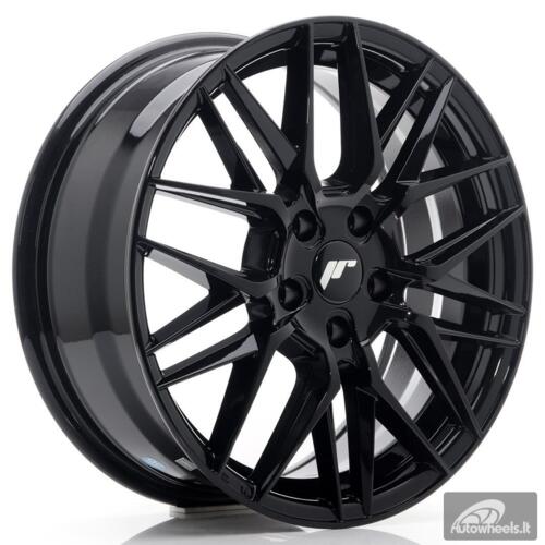 JR Wheels JR28 17x7 ET25 4x108 Glossy Black