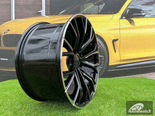 Ratlankis Omni 9,5X20 5X112 ET38 66,56 Black Milling