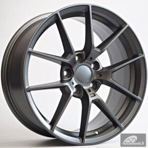 Ratlankis Morgan 9,5X20 5X120 ET40 72,56 Matt Dark Grey