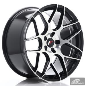 JR Wheels JR18 20x10 ET20-45 5H Blank Glossy Black