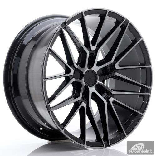 JR Wheels JR38 20x10,5 ET20-45 5H BLANK Black Brushed w/Tinted Face