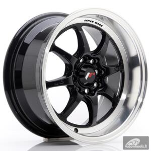 JR Wheels TF2 15x7,5 ET30 4x100/108 Gloss Black