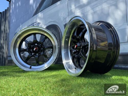 JR Wheels TF2 15x7,5 ET30 4x100/108 Gloss Black