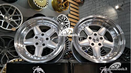 Ratlankis BMW AC Schnitzer Style 18X11 5X120 ET25 74.1 Silver and polished lip