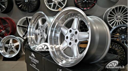 Ratlankis BMW AC Schnitzer Style 18X11 5X120 ET25 74.1 Silver and polished lip