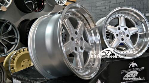 Ratlankis BMW AC Schnitzer Style 18X11 5X120 ET25 74.1 Silver and polished lip