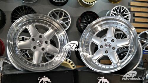 Ratlankis BMW AC Schnitzer Style 18X11 5X120 ET25 74.1 Silver and polished lip