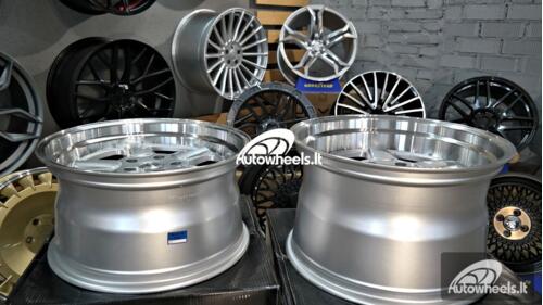 Ratlankis BMW AC Schnitzer Style 18X11 5X120 ET25 74.1 Silver and polished lip