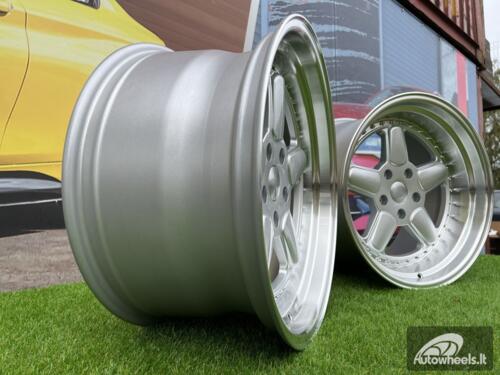 Ratlankis BMW AC Schnitzer Style 18X11 5X120 ET25 74.1 Silver and polished lip