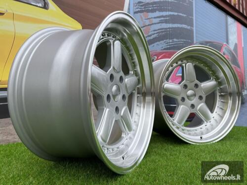 Ratlankis BMW AC Schnitzer Style 18X11 5X120 ET25 74.1 Silver and polished lip