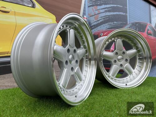 Ratlankis BMW AC Schnitzer Style 18X11 5X120 ET25 74.1 Silver and polished lip