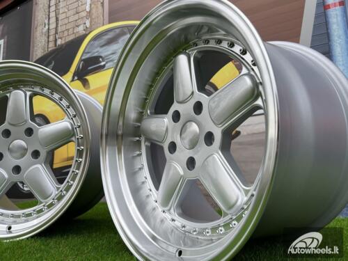 Ratlankis BMW AC Schnitzer Style 18X11 5X120 ET25 74.1 Silver and polished lip