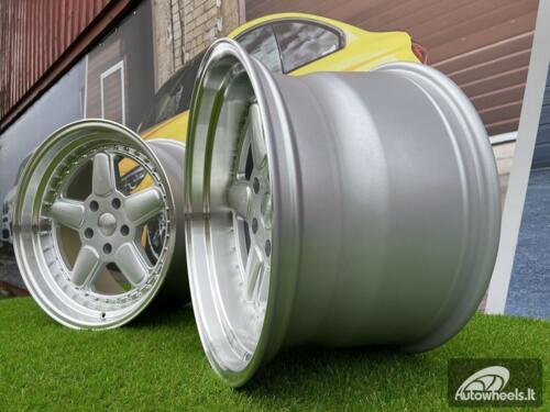 Ratlankis BMW AC Schnitzer Style 18X11 5X120 ET25 74.1 Silver and polished lip