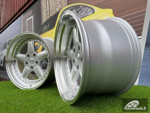 Ratlankis BMW AC Schnitzer Style 18X11 5X120 ET25 74.1 Silver and polished lip