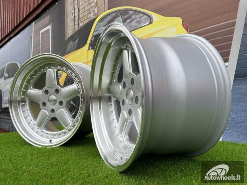 Ratlankis BMW AC Schnitzer Style 18X11 5X120 ET25 74.1 Silver and polished lip
