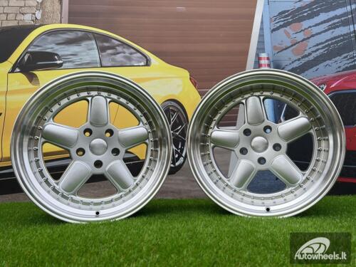 Ratlankis BMW AC Schnitzer Style 18X11 5X120 ET25 74.1 Silver and polished lip
