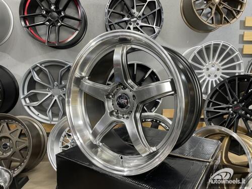 Ratlankis JDM Work Concept Style 18X8.5 5X114.3 ET28 73.1 Hyper black machined lip