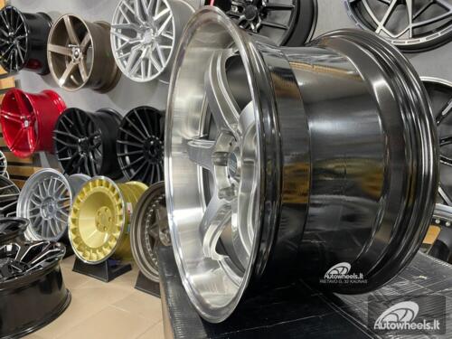 Ratlankis JDM Work Concept Style 18X9.5 5X114.3 ET22 73.1 Hyper black machined lip