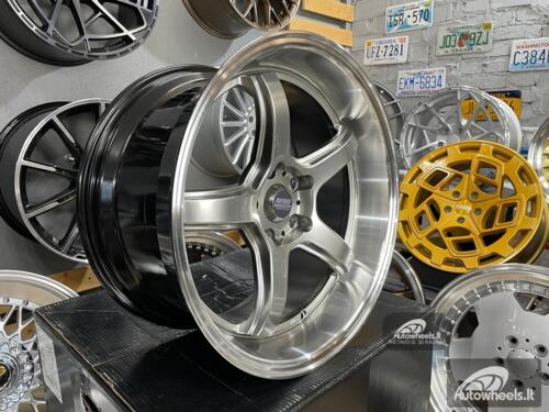 Ratlankis JDM Work Concept Style 18X9.5 5X114.3 ET22 73.1 Hyper black machined lip