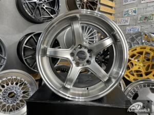 Ratlankis JDM Work Concept Style | R18X9.5 5X114.3 ET22 73.1 Hyper black machined lip