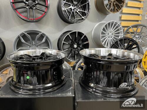 Ratlankis JDM Work Concept Style18X8.5 5X114.3 ET28 73.1 Black with machined lip