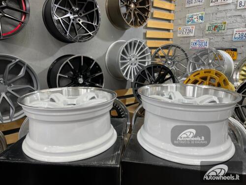 Ratlankis JDM Work Concept Style 18X8.5 5X114.3 ET28 73.1 White with machined lip