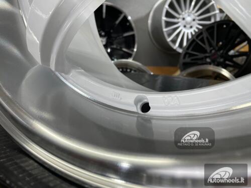 Ratlankis JDM Work Concept Style 18X8.5 5X114.3 ET28 73.1 White with machined lip