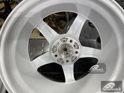 Ratlankis JDM Work Concept Style 18X8.5 5X114.3 ET28 73.1 White with machined lip