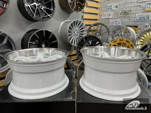 Ratlankis JDM Work Concept Style 18X9.5 5X114.3 ET22 73.1 White with machined lip