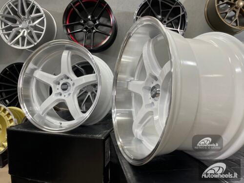 Ratlankis JDM Work Concept Style 18X10.5 5X114.3 ET18 73.1 White with machined lip