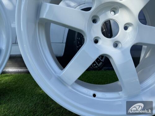 Ratlankis JDM Work Style 19X8.5 5X114.3 ET20 73.1 White (No Center Caps)