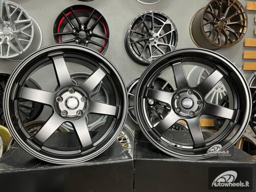 Ratlankis JDM Work Style 19X8.5 5X114.3 ET20 73.1 Half matt  black