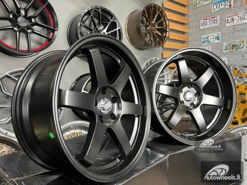 Ratlankis JDM Work Style 19X8.5 5X114.3 ET20 73.1 Half matt  black