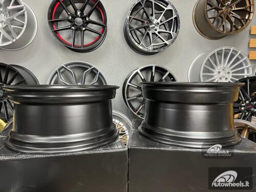 Ratlankis JDM Work Style 19X8.5 5X114.3 ET20 73.1 Half matt  black