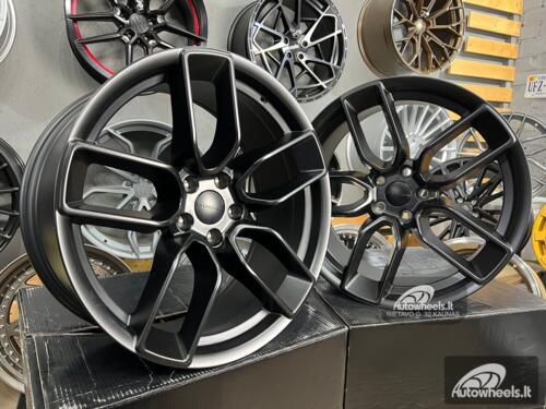 Ratlankis Dodge SRT 20X9J 5X115 ET20 71.5 Black half matt