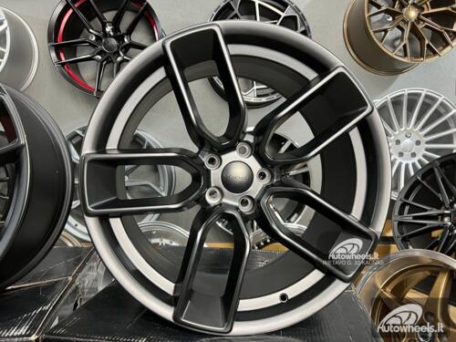 Ratlankis Dodge SRT 20X9J 5X115 ET20 71.5 Black half matt