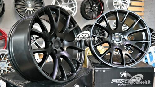 Ratlankis Dodge SRT 20X9J 5X115 ET20 71.5 Black half matt